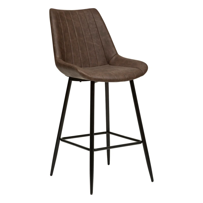 Tabouret De Bar Marron Cognac Olwen Atmosphera 1 Tabouret De Bar Marron Cognac Olwen Atmosphera