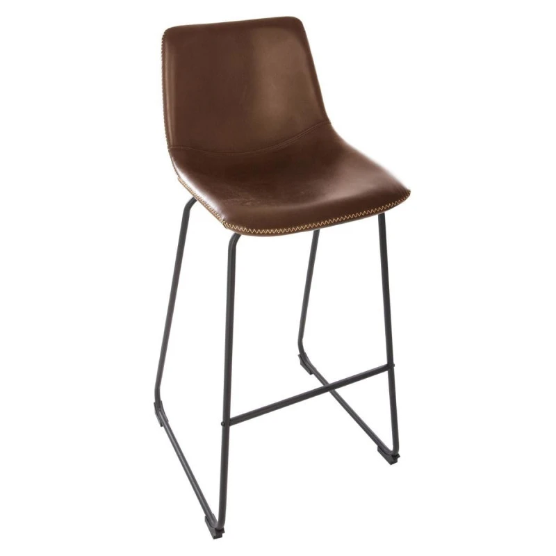 Tabouret De Bar Simili Marron Lois Atmosphera 1 Tabouret De Bar Simili Marron Lois Atmosphera
