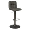 Tabouret De Bar Vintage Delek Ajustable Gris Atmosphera