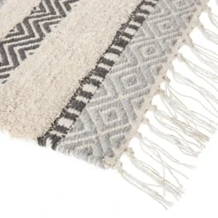 Tapis Coton à Franges Atmosphera -ATMOSPHERA Boutique tapis coton a franges atmosphera 4