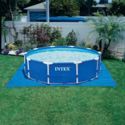 Tapis De Sol 4,72 X 4,72 M Pour Piscine Intex -ATMOSPHERA Boutique tapis de sol pour protection de piscine intex 3