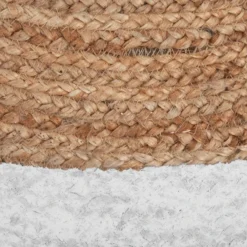 Tapis En Jute Bord Blanc D120 Atmosphera -ATMOSPHERA Boutique tapis en jute bord blanc d120 atmosphera 2