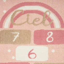 Tapis Marelle Rose 80x152 Cm Atmosphera -ATMOSPHERA Boutique tapis marelle rose 80x152 cm atmosphera 1 2