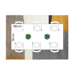 Tapis Rectangulaire Relief Abstrait 160x230 Atmosphera -ATMOSPHERA Boutique tapis rectangulaire relief abstrait 160x230 atmosphera 3