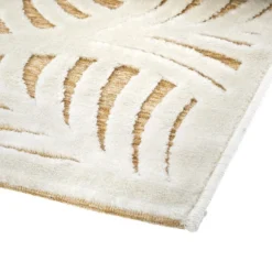 Tapis Rectangulaire Relief Feuille 160x230 Atmosphera -ATMOSPHERA Boutique tapis rectangulaire relief feuille 160x230 atmosphera 1 4