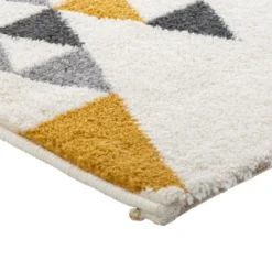 Tapis Triangle 120x170 Ilan Moutarde Atmosphera -ATMOSPHERA Boutique tapis triangle 120x170 ilan moutarde atmosphera 2