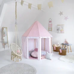 Tente Yourte Rose Pour Chambre Enfant Atmosphera -ATMOSPHERA Boutique tente yourte rose pour chambre enfant atmosphera 2