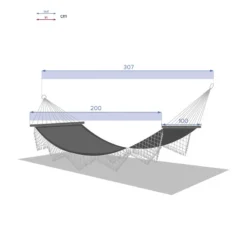 Toile Hamac Ethnique Franges 2 M Hespéride -ATMOSPHERA Boutique toile hamac ethnique franges 2 m hesperide 4