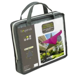 Toile Solaire 5x5x5m Curacao Gris Hespéride -ATMOSPHERA Boutique toile solaire 5x5x5m luxe hesperide curacao gris 3