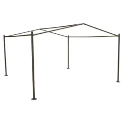 Tonnelle Certeli Carrée Forme Abri Coloris Graphite/ardoise -ATMOSPHERA Boutique tonnelle certeli carree forme abri coloris graphite ardoise 2