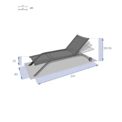 Transat Milenio émeraude Et Graphite Hespéride 11 Transat Milenio émeraude Et Graphite Hespéride -ATMOSPHERA Boutique transat milenio emeraude et graphite hesperide 3