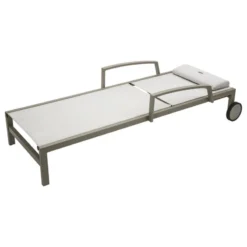 Transat Ocala Inclinable Noisette/tonka Hespéride -ATMOSPHERA Boutique transat ocala inclinable coloris noisette taupe hesperide 3