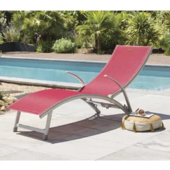 Transat Samba Pliable Et Empilable Grenade Hespéride