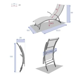 Transat Samba Pliable Noisette/blanc Hespéride -ATMOSPHERA Boutique transat samba pliable noisetteblanc hesperide 6